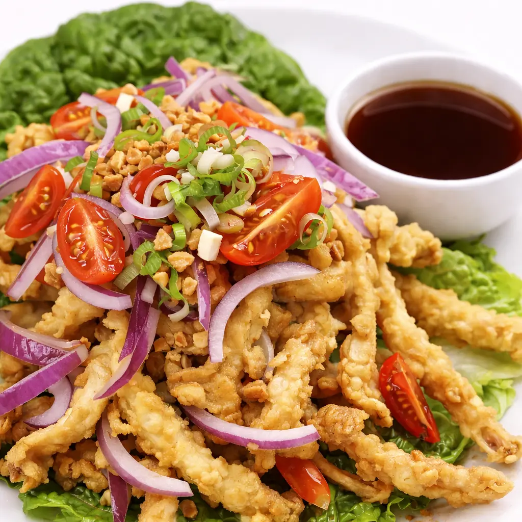 CRISPY MUSHROOM SALAD