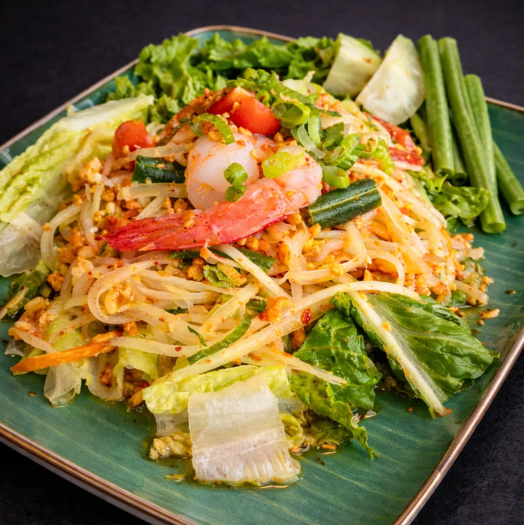 PAPAYA SHRIMP SALAD