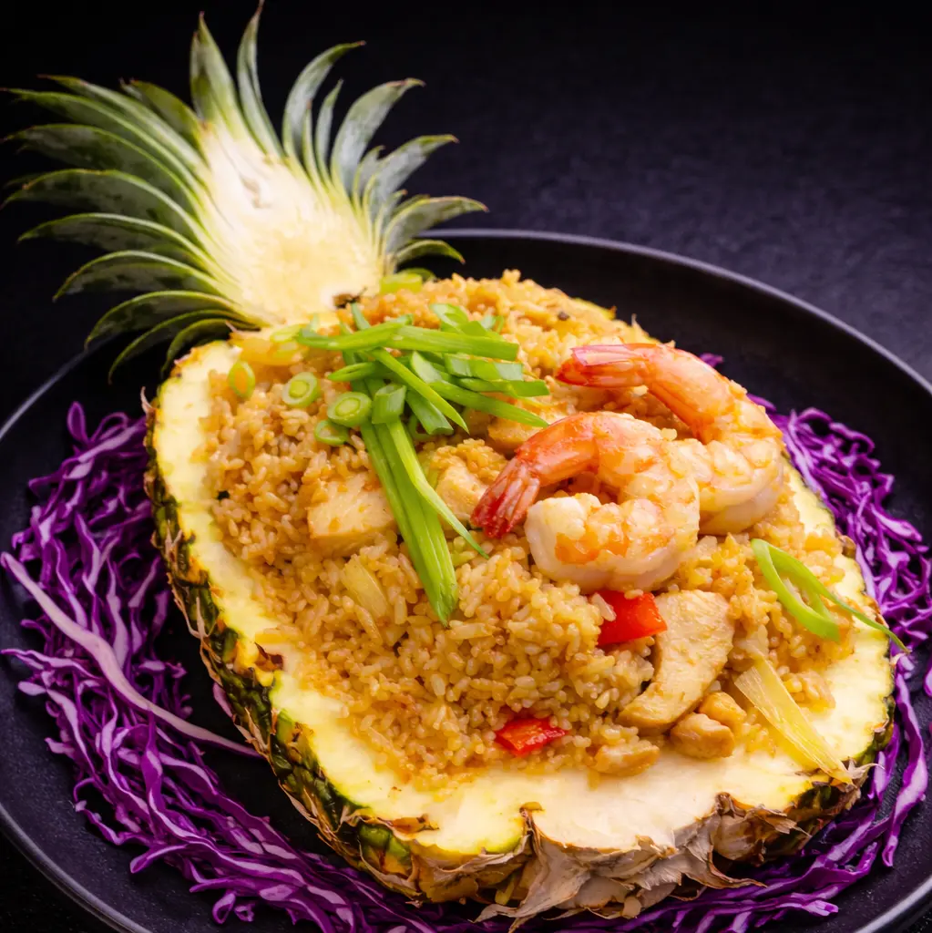 SHRIMP PINEAPPLE FRIED RICE